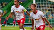 GERMANY ONLY: YUSSUF POULSEN DANI OLMO LEIPZIG CHAMPIONS LEAGUE 13082020