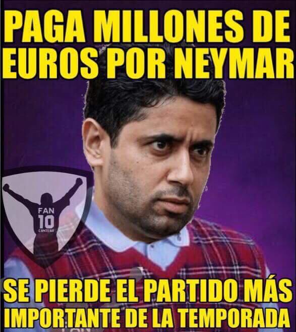 Los memes del PSGReal Madrid