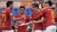 Roma celebrating