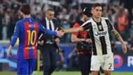 Paulo Dybala Lionel Messi Juventus Barcelona