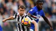 Duvan Zapata Lichtsteiner Sampdoria Juventus Serie A