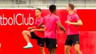 Chicharito Sevilla entrenamiento