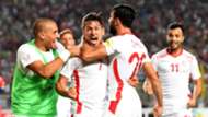 Wahbi Khazri, Ghaylene Chaalali & Youssef Msakni of Tunisia