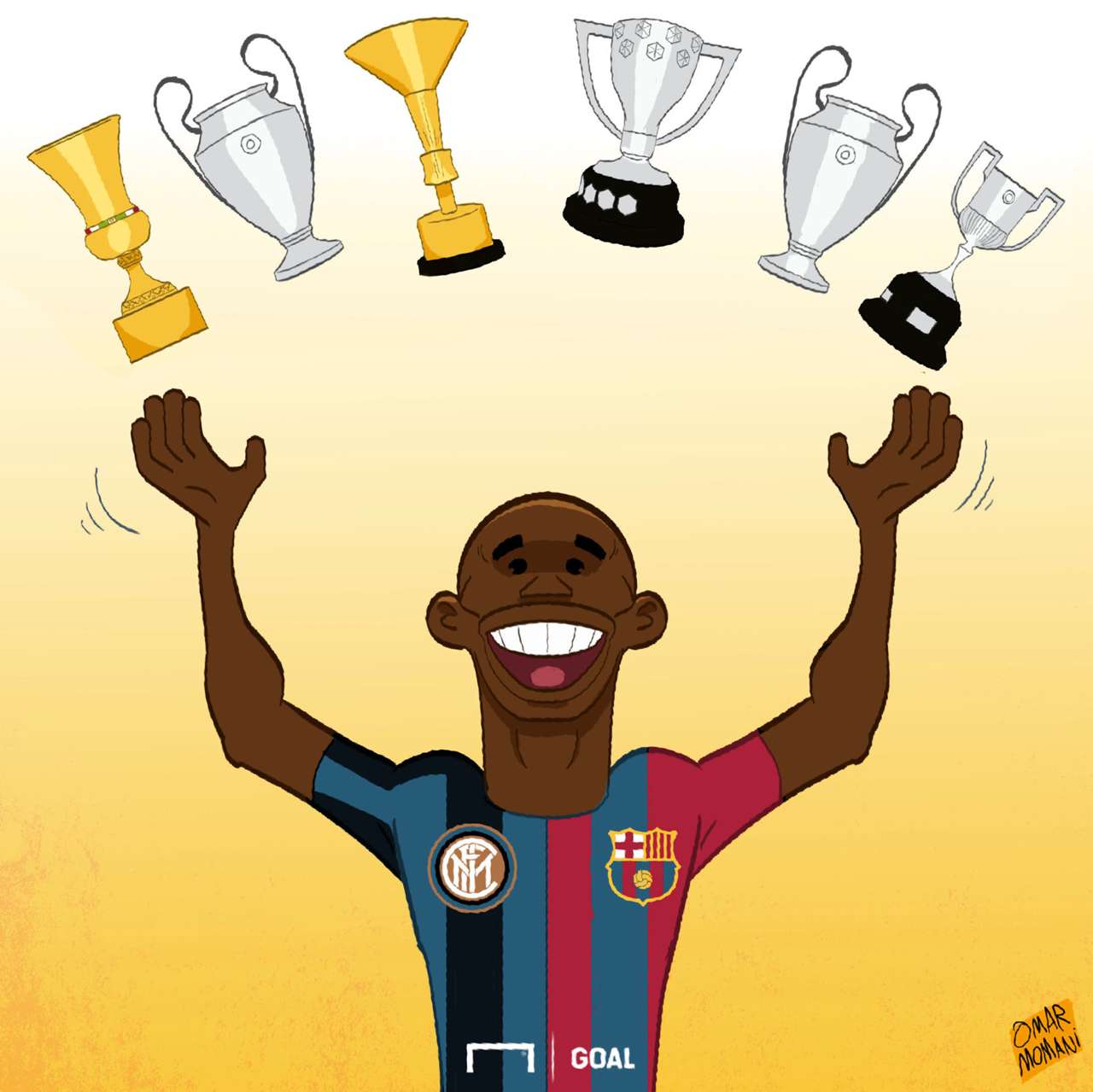 Goal's Cartoon Corner the best football sketches from Omar Momani