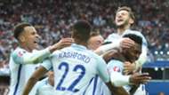 England celebrate Wales Euro 2016