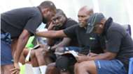 Frank Ouna and Sammy Omollo of KCB.