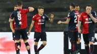 Pavoletti Napoli Cagliari celebrating Serie A