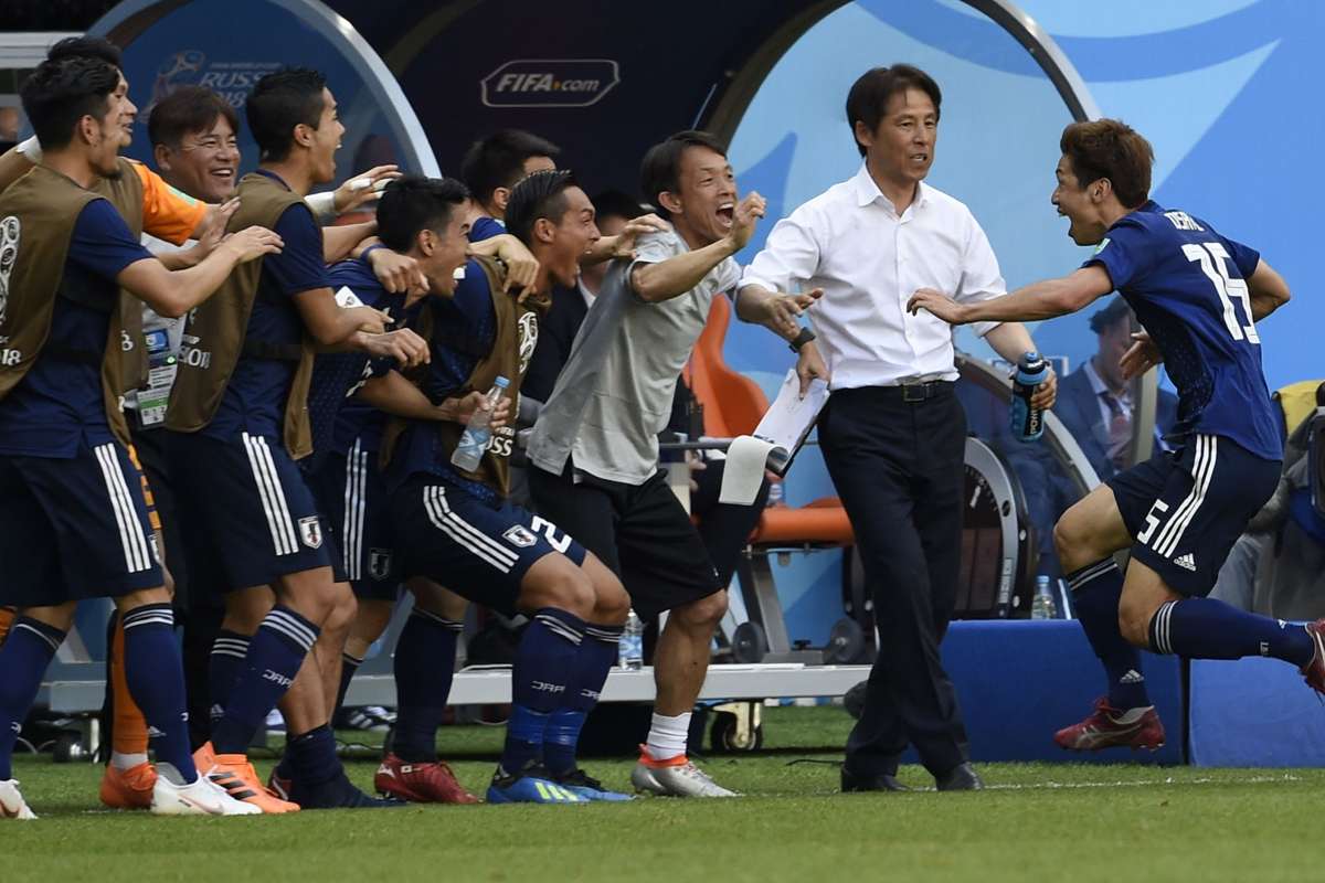 海外の反応 W杯サプライズ組に入った 4年前の雪辱果たした スペインメディアも日本のコロンビア戦勝利に驚嘆 Goal Com