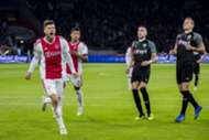 Huntelaar happy - Ajax Groningen