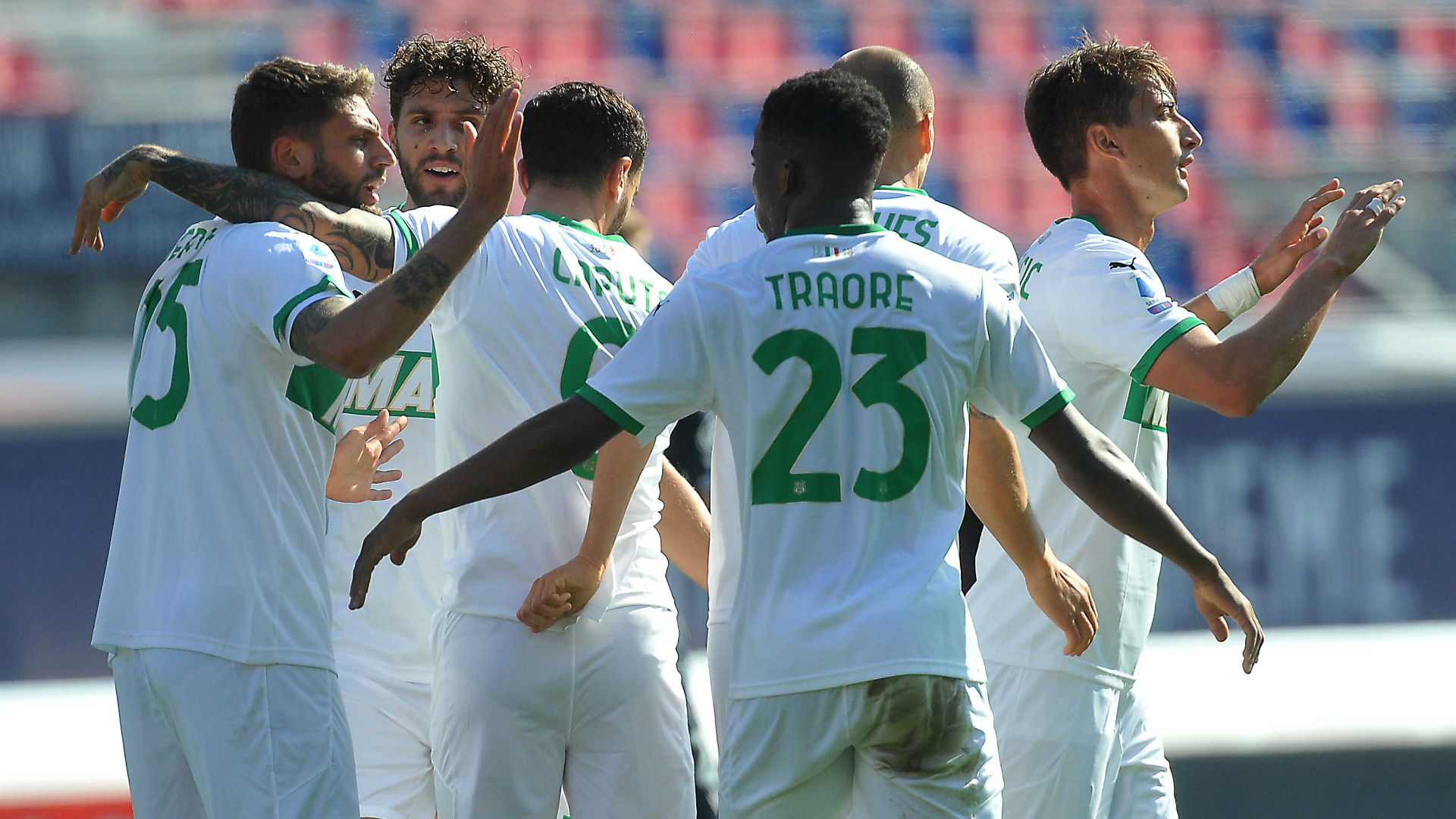 Bologna-Sassuolo 3-4: il Derby è neroverde, rimonta clamorosa Bologna-Sassuolo 3-4: il Derby è neroverde, rimonta clamorosa