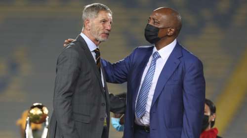 Stuart Baxter et Patrice Motsepe