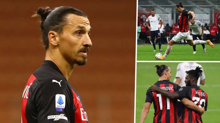 Zlatan Ibrahimovic Franck Kessie AC Milan 2020-21 GFX