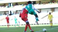 Wellington Ochieng of Gor Mahia vs DC Motema Pembe.