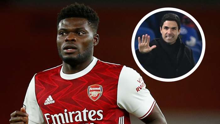 Thomas Partey Mikel Arteta Arsenal GFX