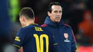 Mesut Ozil Unai Emery Arsenal 2019-20
