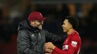 Jurgen Klopp Trent Alexander Arnold Liverpool 24112018