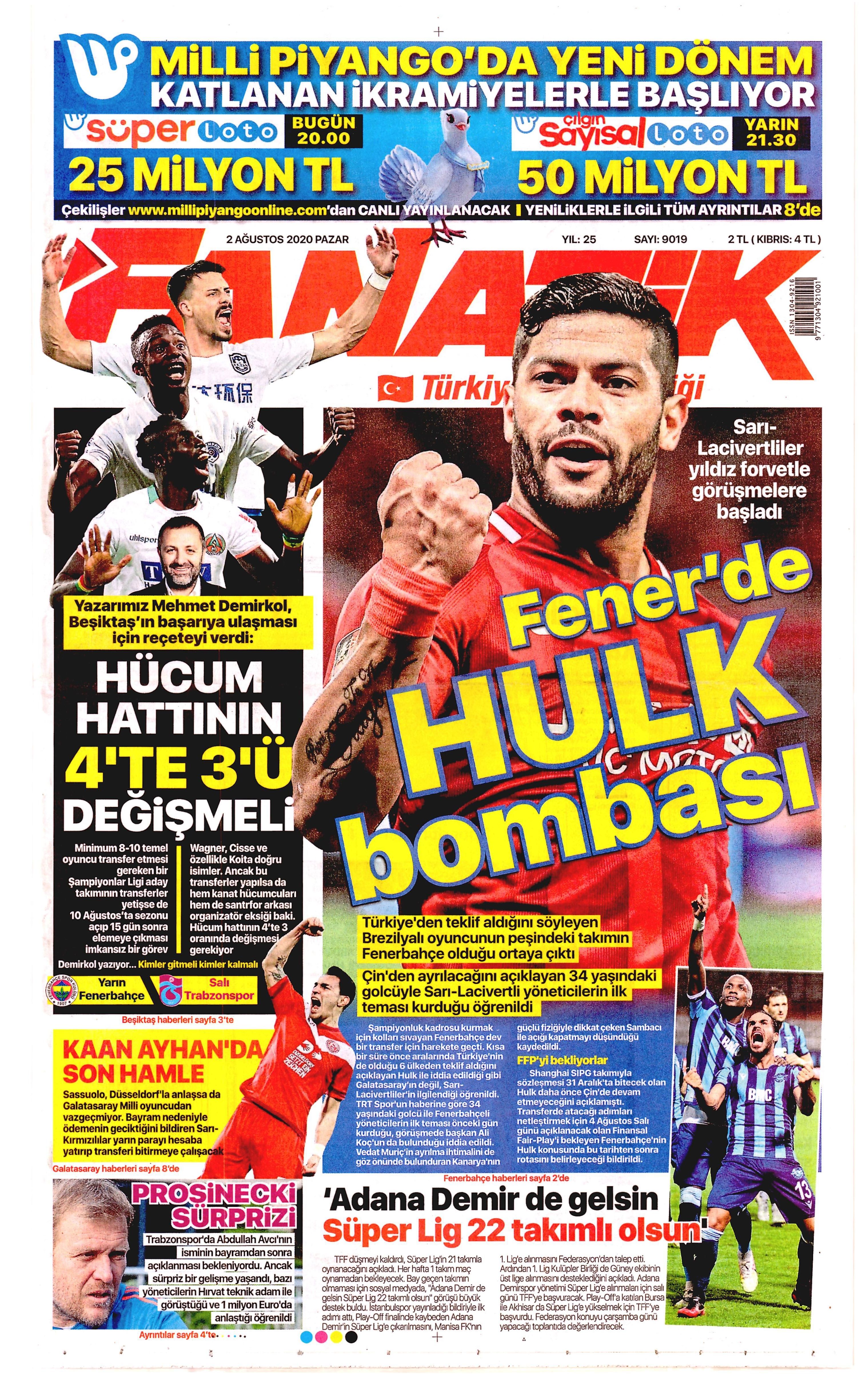 Gazetelerde Gunun Spor Sayfalari Mackolik Com