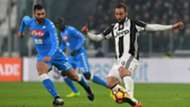 Albiol Higuain Napoli Juventus