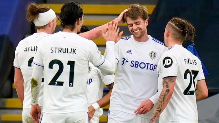 Patrick Bamford Leicester vs Leeds Premier League 2020-21