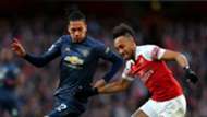 Chris Smalling Pierre-Emerick Aubameyang Manchester United Arsenal 100319