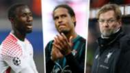 Naby Keita Virgil van Dijk Jurgen Klopp