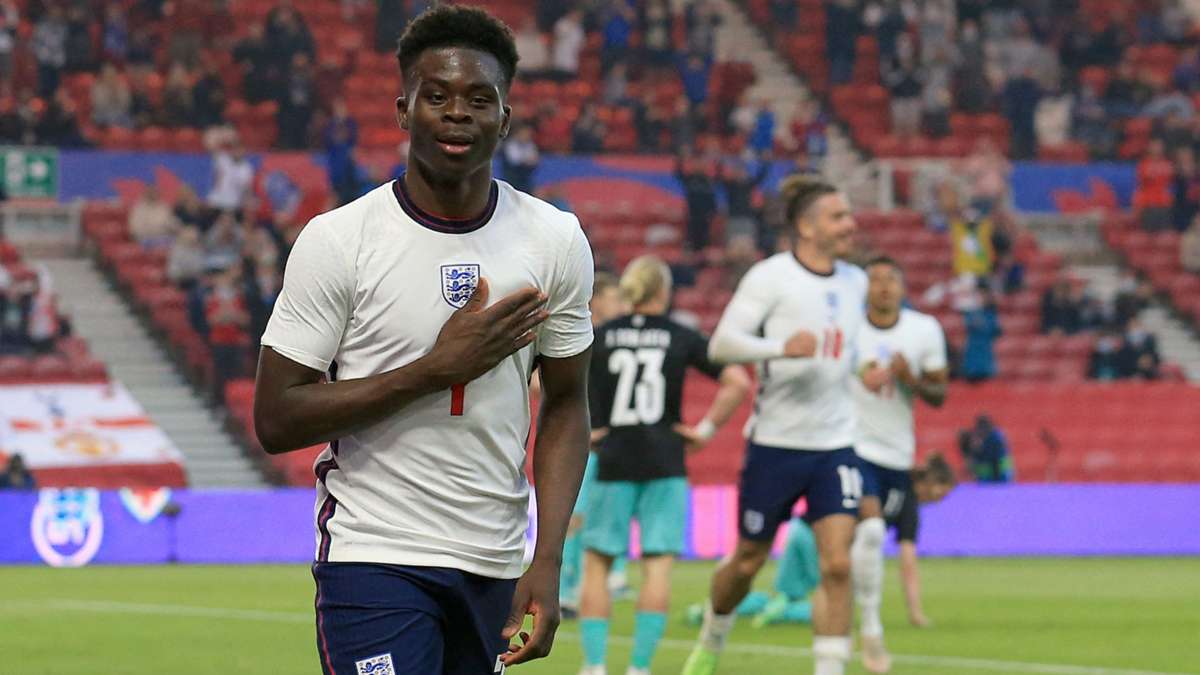 Saka Scoring for England 'the biggest moment of my career'