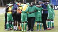 Gor Mahia players v Bandari FC.
