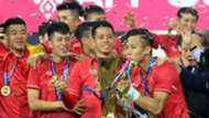 Que Ngoc Hai Nguyen Van Quyet Vietnam Malaysia AFF Cup 2018 final