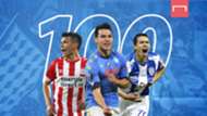 Hirving Chucky Lozano 100 goles