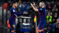 Philippe Coutinho Andres Iniesta Barcelona Copa del Rey