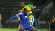 Tebogo Langerman and Thuso Phala - SuperSport United v Sundowns