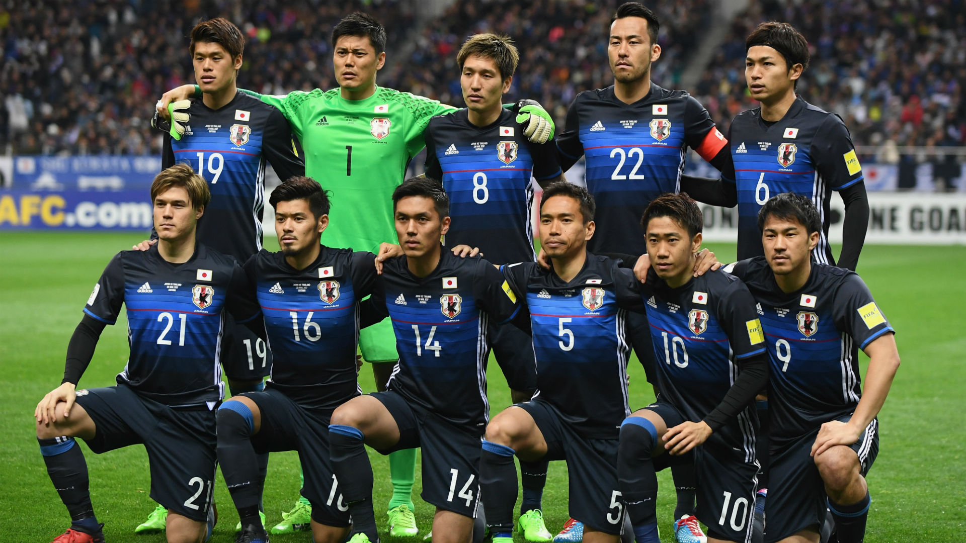 オーストラリア戦に臨む日本代表 Afcがメンバーリストと背番号を掲載 柴崎は7番に Goal Com