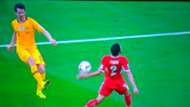Socceroos handball