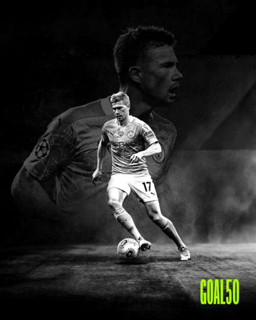 2 - كيفن دي بروينه @man