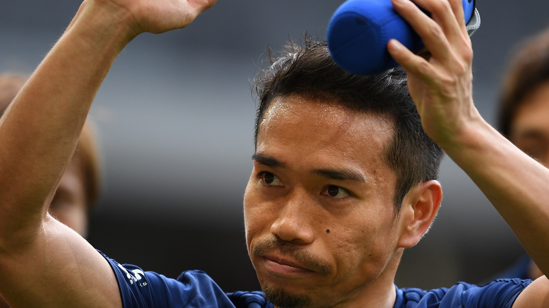 平愛梨さん 夫 長友佑都の猛々しい雄叫びに仰天 ヒョエー こんな彼見たことない Goal Com