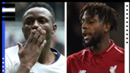 Victor Wanyama of Tottenham v Divock Origi of Liverpool.