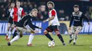 Kasper Dolberg Tonny Vilhena Lasse Schone Feyenoord - Ajax 02272019