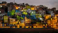 Gabriel Jesus mural Brazil