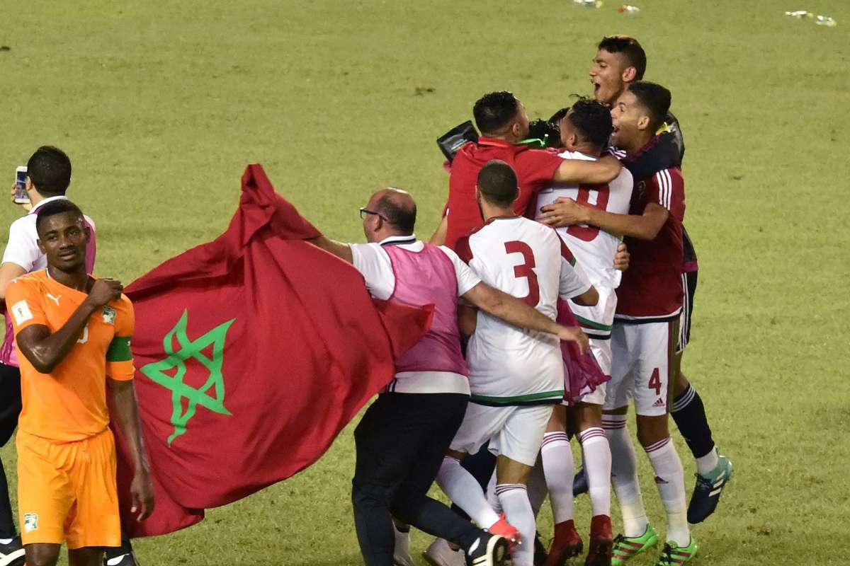 モロッコが21世紀初 5度目のw杯出場 敵地でコートジボワールとの大一番を制す Goal Com モロッコが21世紀初 5度目のw杯出場 敵地でコートジボワールとの大一番を制す Goal Com
