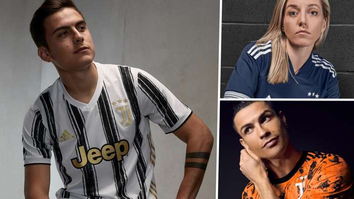 Juventus' 2020-21 kit: New home and away jersey styles and ...