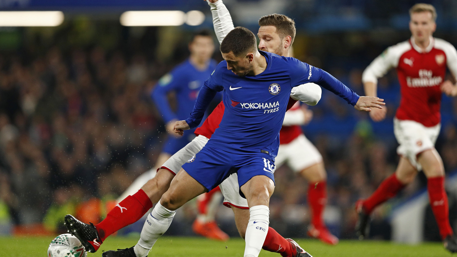 チェルシー対アーセナルはスコアレスドローで第2戦へ カラバオカップ準決勝第1戦 Goal Com チェルシー対アーセナルはスコアレスドローで第2戦へ カラバオカップ準決勝第1戦 Goal Com