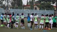 Super Falcons' final training for Algeria clash