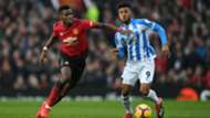 Elias Kachunga, Huddersfield Town vs. Manchester United