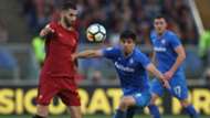 Maxime Gonalons Giovanni Simeone Roma Fiorentina Serie A
