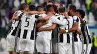 Juventus celebrating vs Monaco