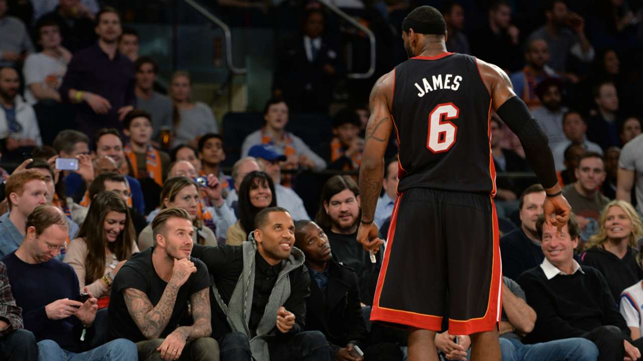 ベッカム ネイマール メッシ Nbaに夢中になるフットボーラーたち Goal Com