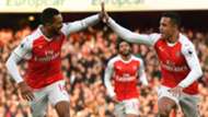 Alexis Sanches Theo Walcott Arsenal Bournemouth