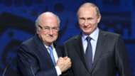 Sepp Blatter Vladimir Putin 2018 World Cup Draw