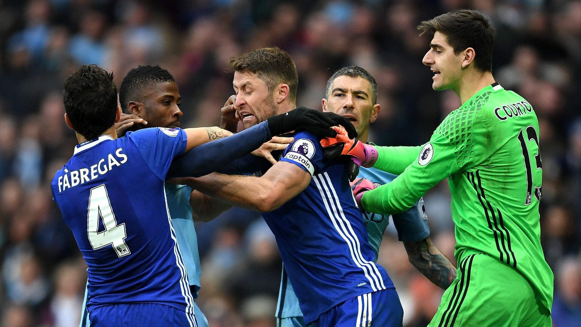 Manchester City 1 3 Chelsea Costa Co Strike To Spare Cahill Blushes Goal Com