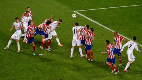 Sergio Ramos Real Madrid Atletico Champions League final 2014